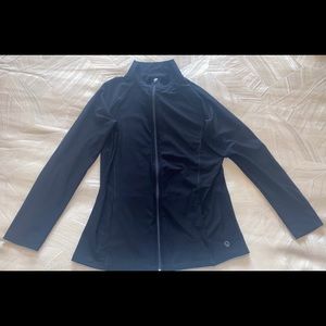 Womens long sleeve zip up workout sweather